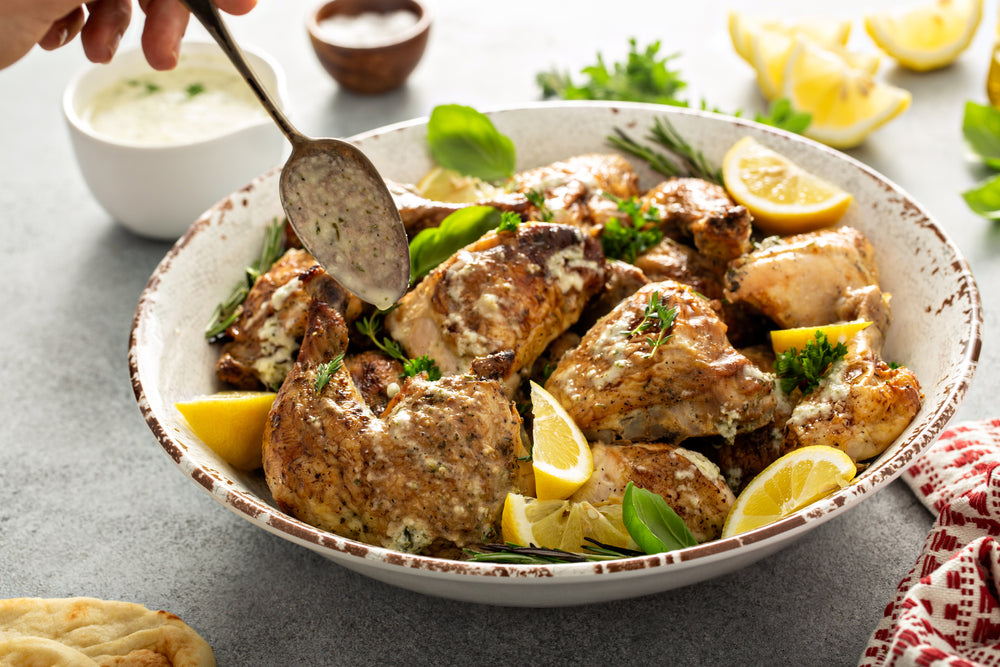 Mediterranean Herb and Garlic Roasted Chicken
