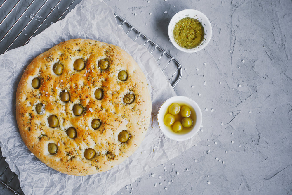 Sallaku Olive Oil and Herb Infused Focaccia